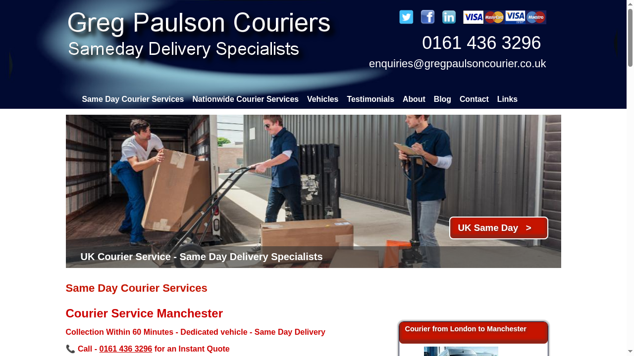 Actual original Greg Paulson website screenshot captured 27 October 2026
